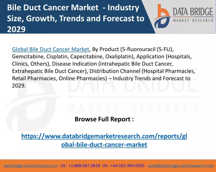 bile duct cancer market industry size growth
