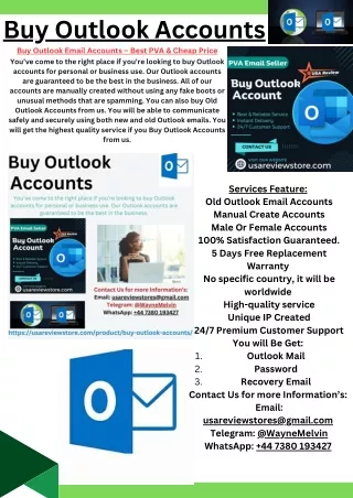 Buy Outlook Accounts