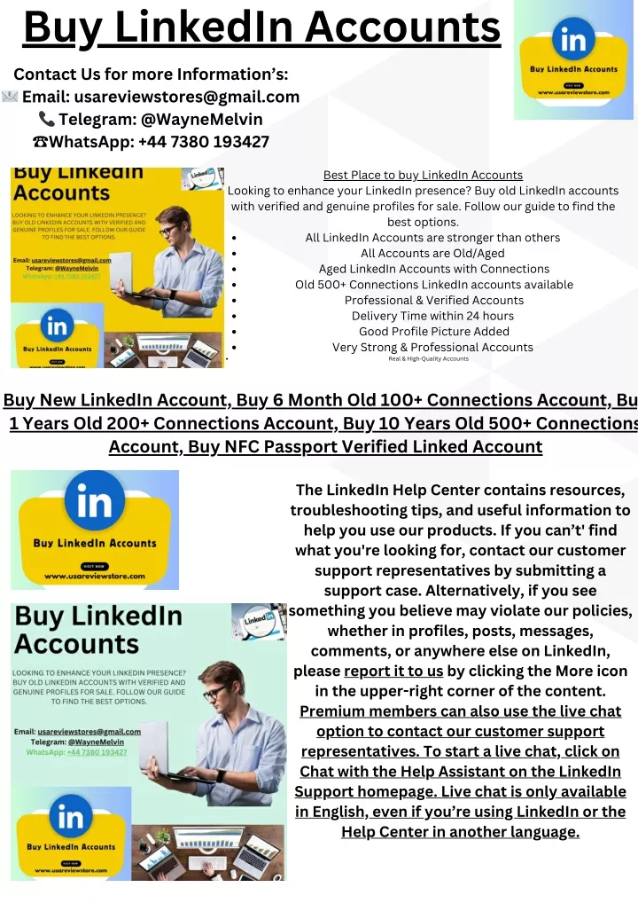 buy linkedin accounts