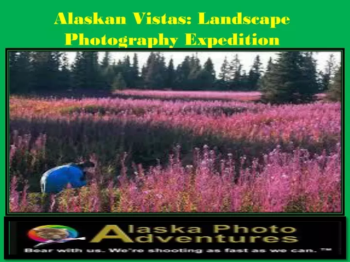 alaskan vistas landscape photography expedition