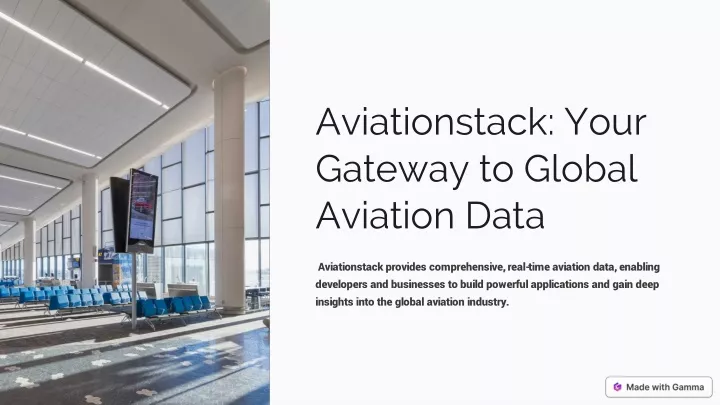 aviationstack your gateway to global aviation data