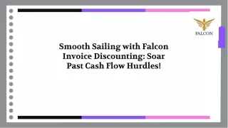 Navigate Your Finances: Falcon's Invoice Discounting Options