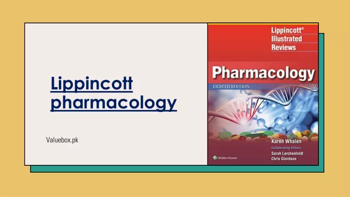 lippincott pharmacology