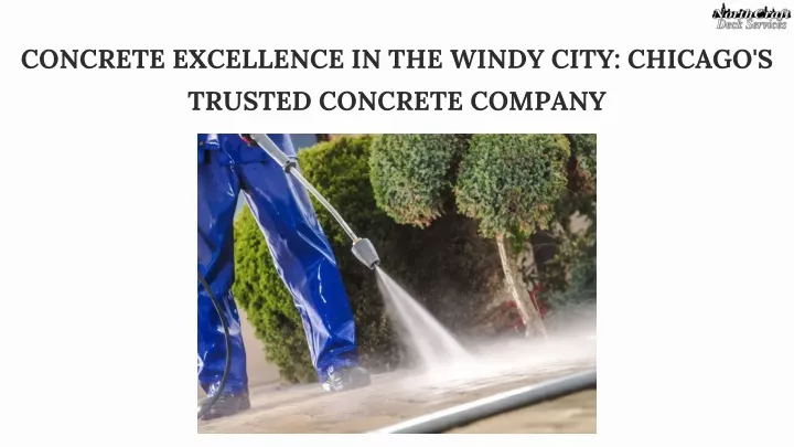 concrete excellence in the windy city chicago