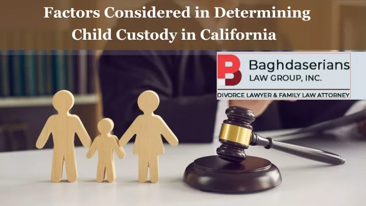 factors considered in determining child custody