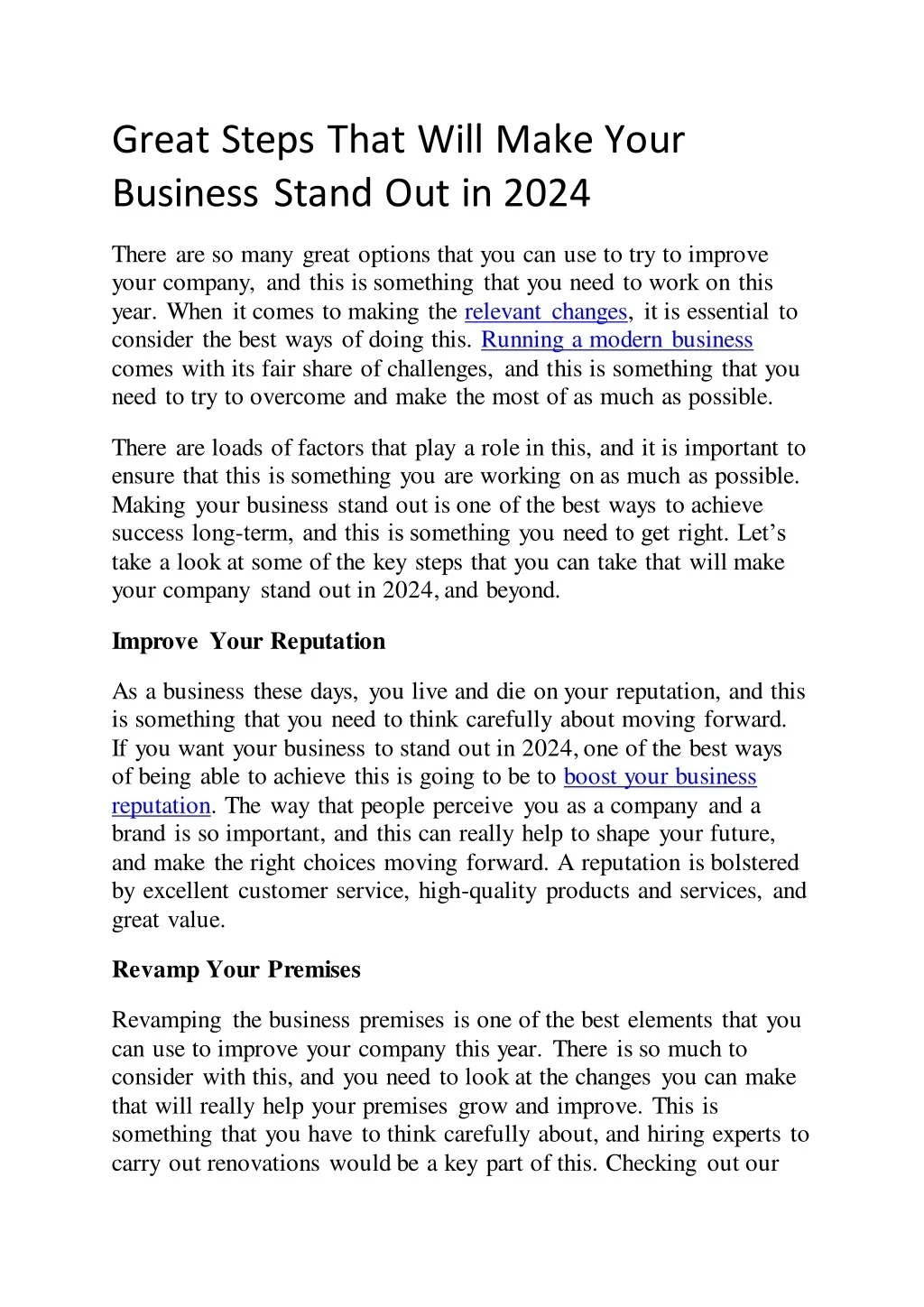 PPT - Great Steps That Will Make Your Business Stand Out in 2024 ...