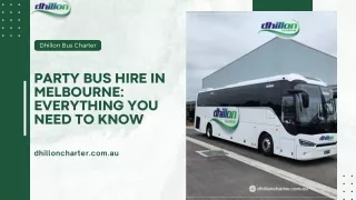 Melbourne Party Bus Hire: Celebrate in Style