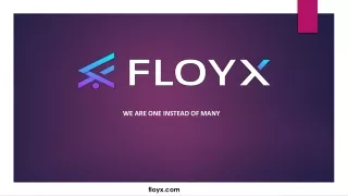 Decentralized Social Media Platform -Floyx. web3 Website