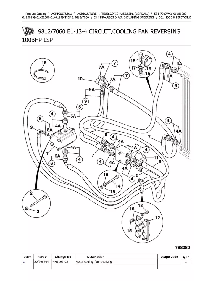 PPT - JCB 531-70 SWAY TIER 2 Telescopic Handlers (Loadall) Parts ...