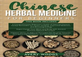 READ [PDF]  Chinese Herbal Medicine For Beginners: 3 s in 1-Begin