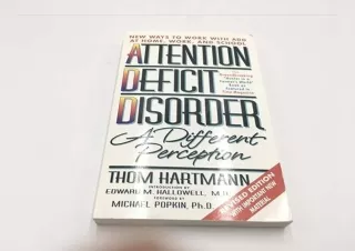 Download  [PDF]  Attention Deficit Disorder: A Different Percepti