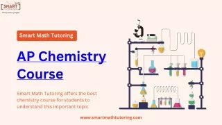 Smart Math Tutoring Provide Best Chemistry Course