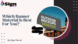 Vinyl Banners: Your Ultimate Guide to Choosing the Best Material