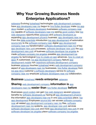 Why Your Growing Business Needs Enterprise Applications.docx