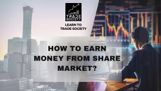 how to earn money from share market