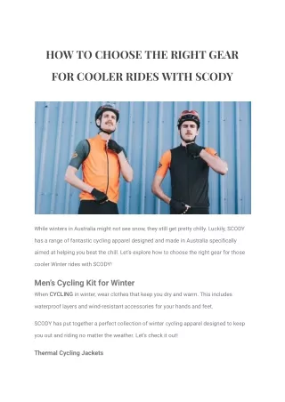 HOW TO CHOOSE THE RIGHT GEAR FOR COOLER RIDES WITH SCODY.docx