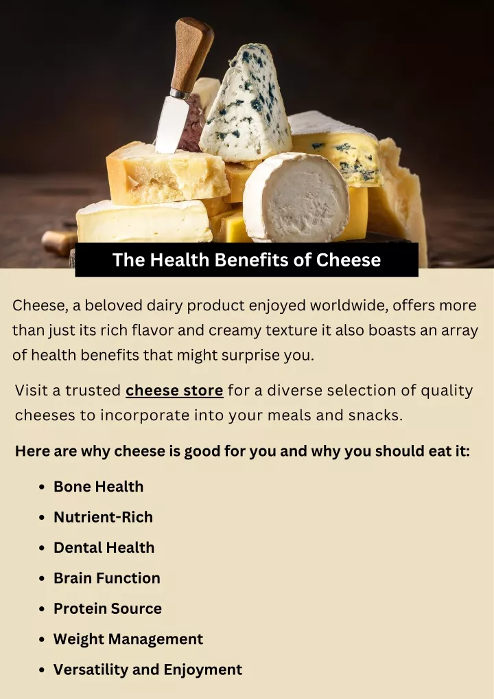 PPT - The Health Benefits Of Cheese PowerPoint Presentation, Free ...