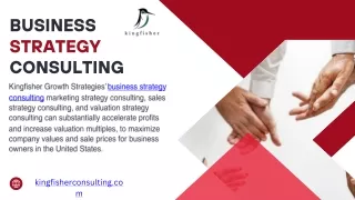 Business Strategy & Marketing Strategy & Sales Strategy  - Kingfisher Growth Str