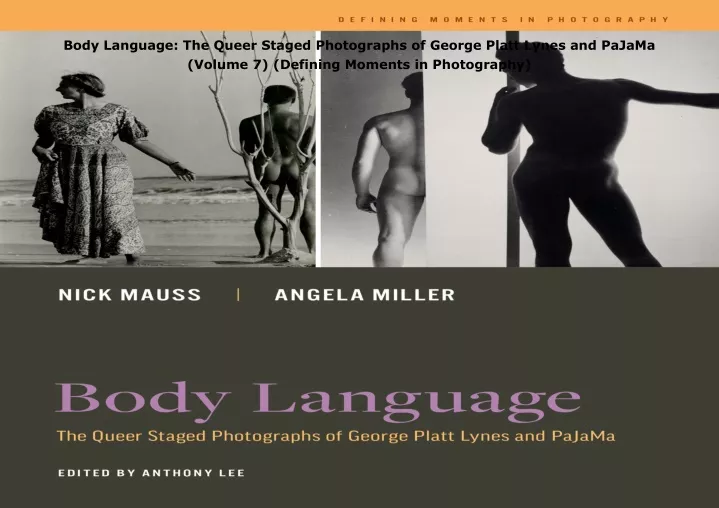 body language the queer staged photographs