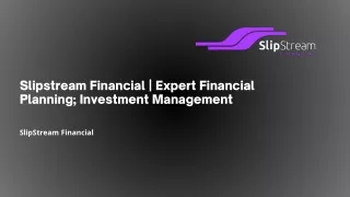 Slipstream Financial PDF