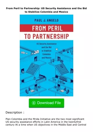 ✔️download⚡️ (pdf) From Peril to Partnership: US Security Assistance and the B