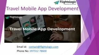 Travel Mobile App Development