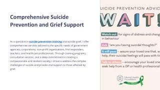 suicide prevention training