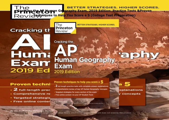 cracking the ap human geography exam 2019 edition