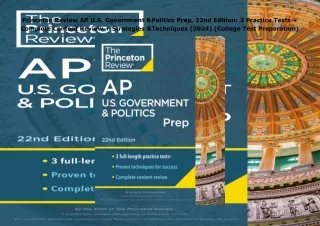 Download⚡️(PDF)❤️ Princeton Review AP U.S. Government & Politics Prep, 22nd Edition: 3 Pra