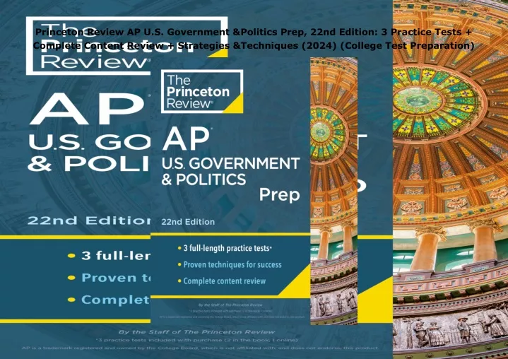 princeton review ap u s government politics prep