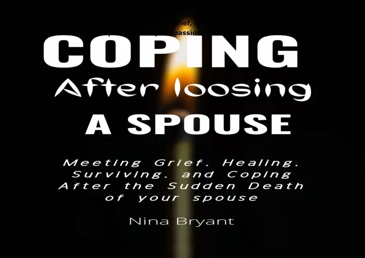 coping after loosing a spouse meeting grief