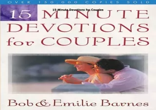$PDF$/READ/DOWNLOAD️❤️ 15-Minute Devotions for Couples