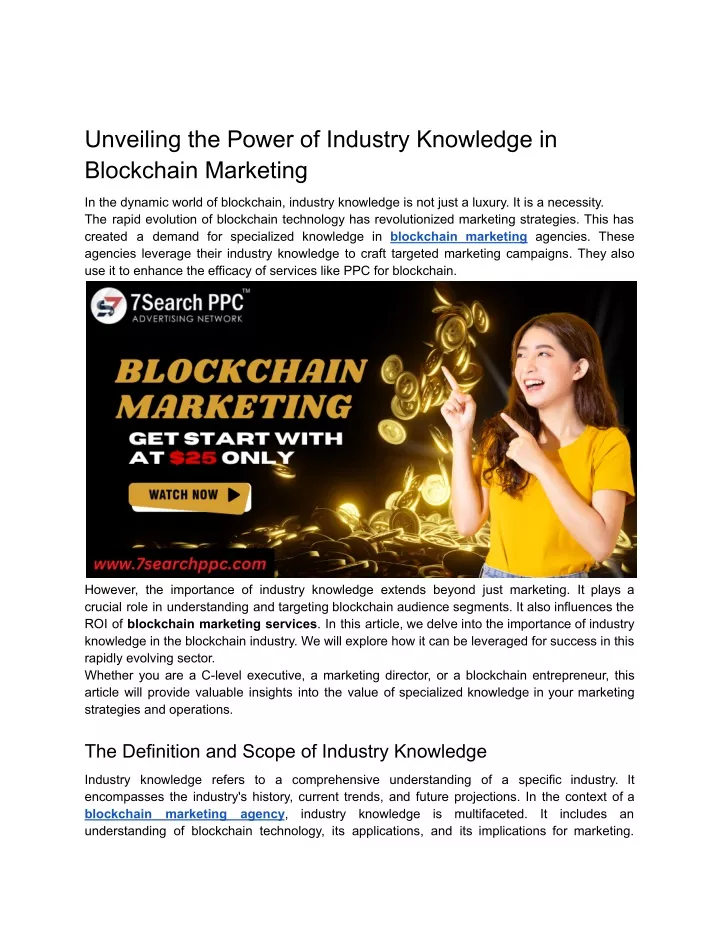 unveiling the power of industry knowledge