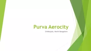 Purva Aerocity  Lifestyle at  A Glimpse into Modern Living