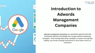 Adwords Management companies