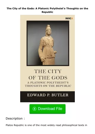 ❤️get (⚡️pdf⚡️) download The City of the Gods: A Platonic Polytheist’s Thought