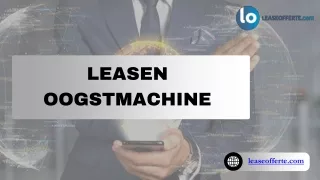 Leasen Oogstmachine - Vraag Offertes Aan | LEASEOFFERTE.com