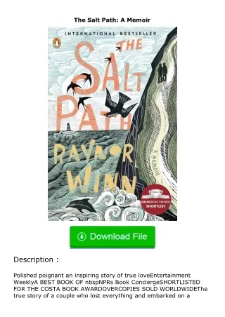 free read (✔️pdf❤️) The Salt Path: A Memoir