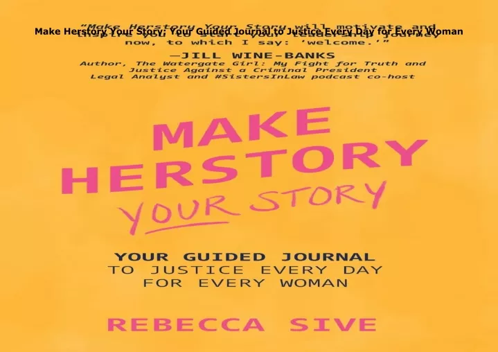make herstory your story your guided journal