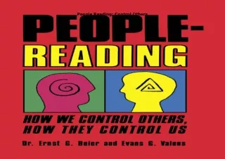 get✔️[PDF] Download⚡️ People Reading: Control Others