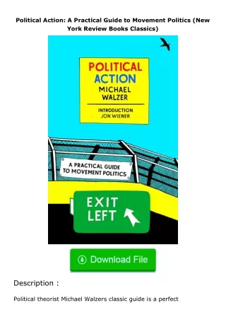 [PDF]❤READ⚡ Political Action: A Practical Guide to Movement Politics (New York