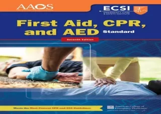 ❤ PDF/READ ⚡/DOWNLOAD  Standard First Aid, CPR, and AED