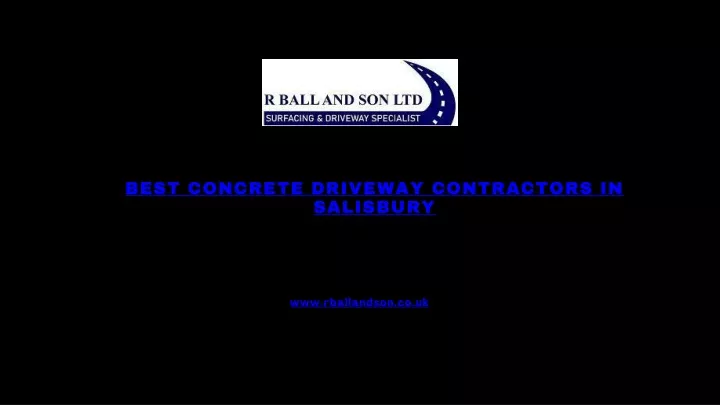 best concrete driveway contractors in salisbury