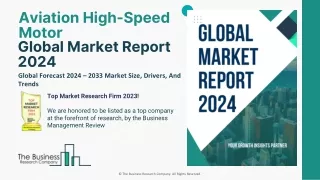 Aviation High-Speed Motor Global Market Report 2024