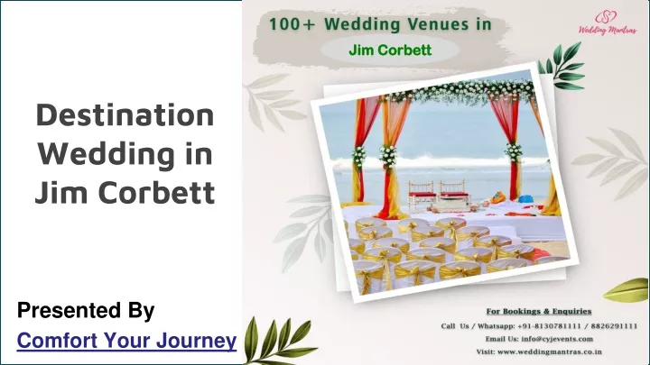 destination wedding in jim corbett