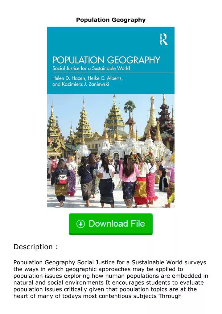 PPT - Download [READ] Population Geography PowerPoint Presentation - ID ...