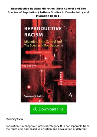 Download⚡ Reproductive Racism: Migration, Birth Control and The Specter of Pop