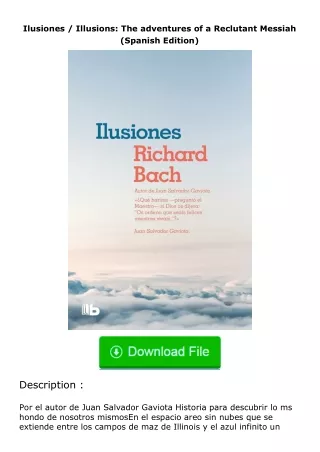 pdf❤(download)⚡ Ilusiones / Illusions: The adventures of a Reclutant Messiah (