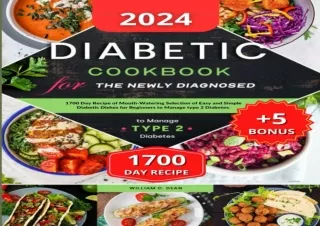 [PDF READ ONLINE] Diabetic Cook for the Newly Diagnosed: 1700 Day