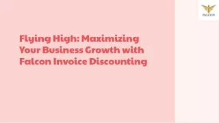 Take Flight with Falcon's Invoice Discounting Advantage